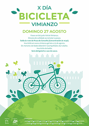 Vimianzo celebrará o X Día da Bicicleta  o vindeiro 27 de agosto